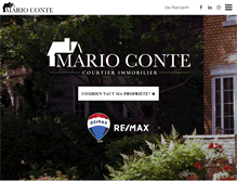 Tablet Screenshot of marioconte.com